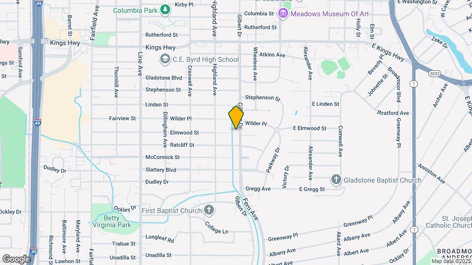 3618 Gilbert Dr Mapa y Detalles de la Ubicación
