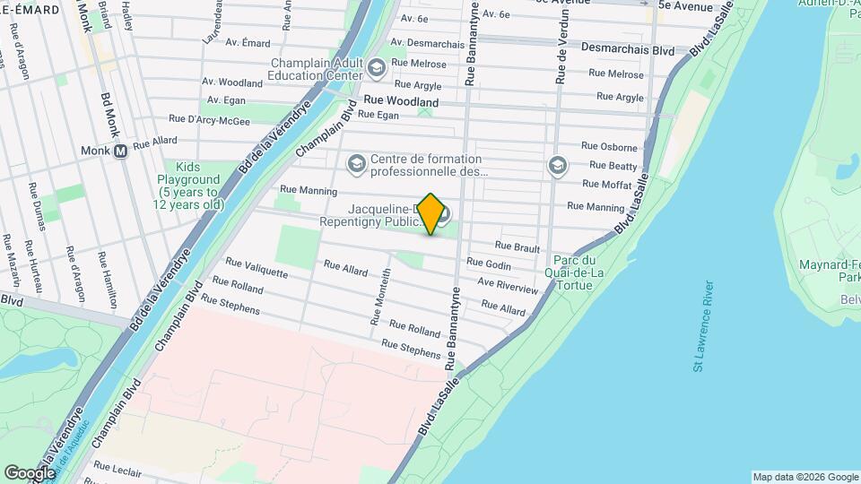 1038 Brown Av Map and Location Details