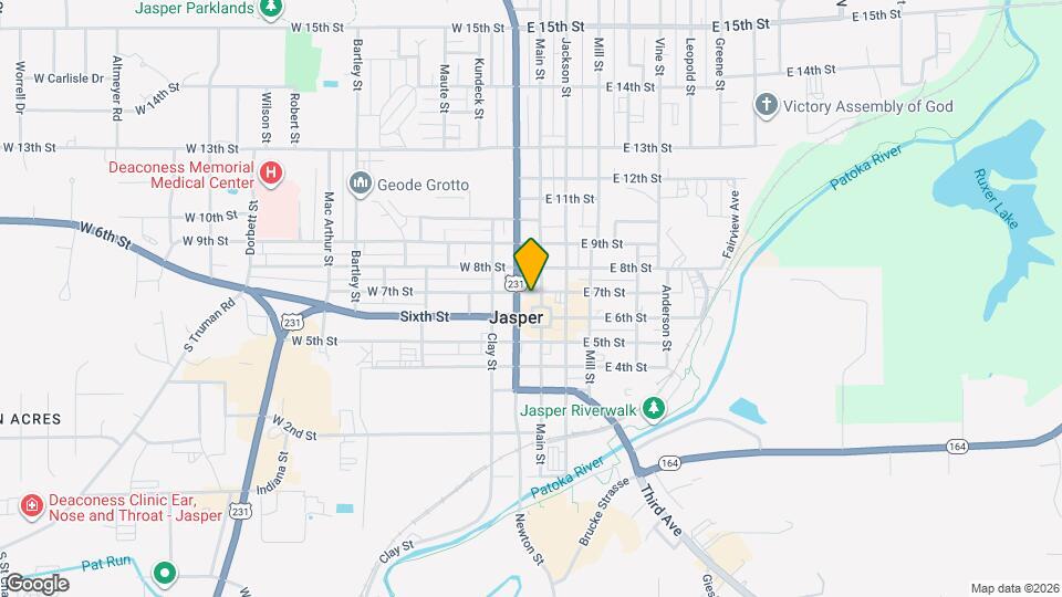 623 1/2 Main St Map and Location Details