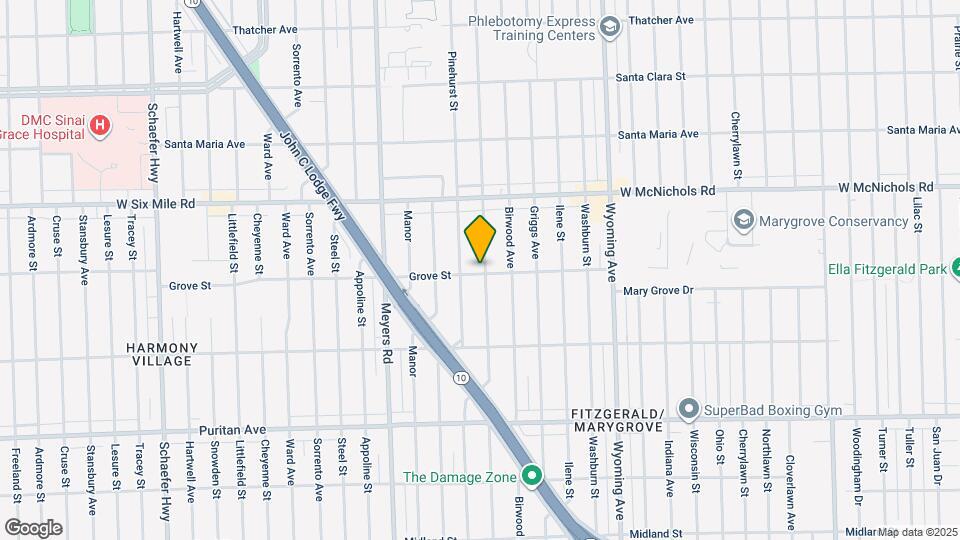 16803 Mendota St Map and Location Details