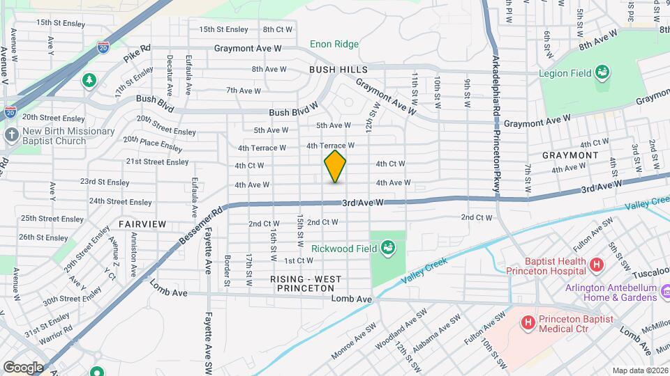 1313 4th Terrace W Map and Location Details