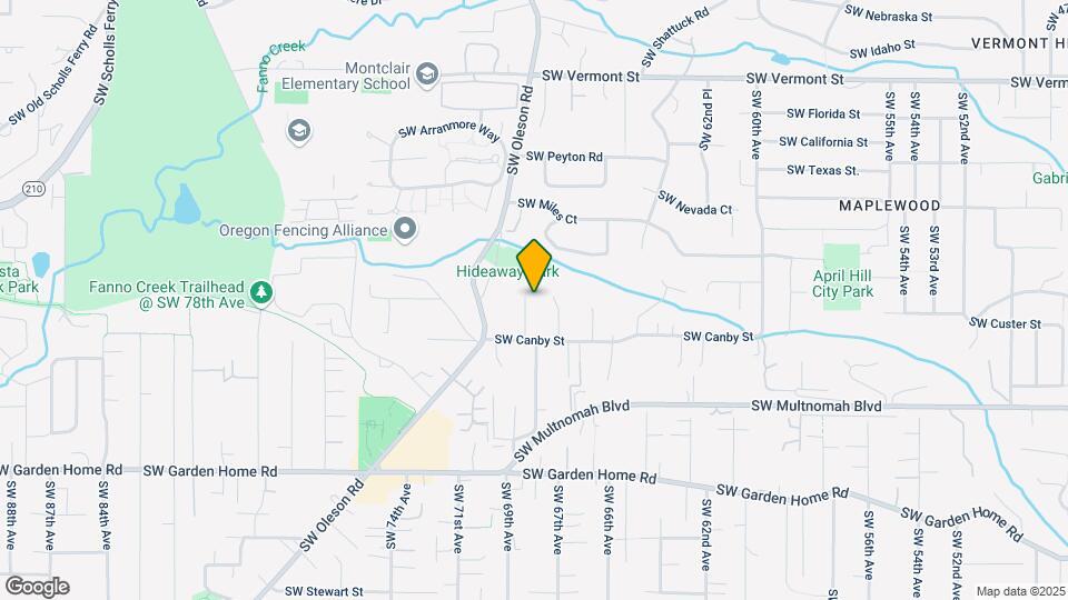 6850 SW 68th Ave Map and Location Details