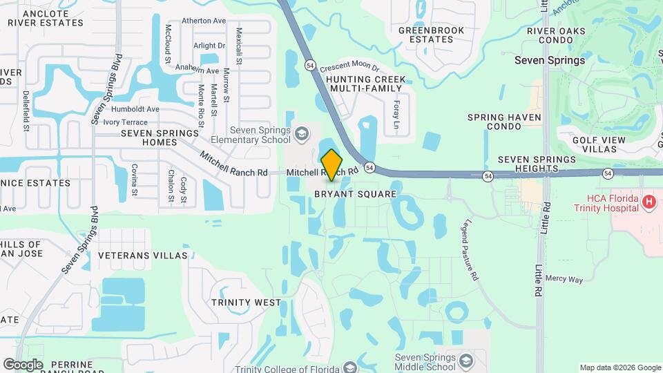 8166 Crescent Oaks Dr Mapa y Detalles de la Ubicación