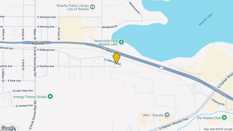 401 S Wasilla St Map and Location Details