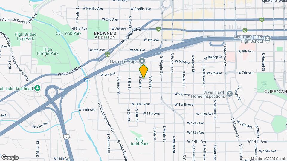 1724 W 8th Ave Mapa y Detalles de la Ubicación