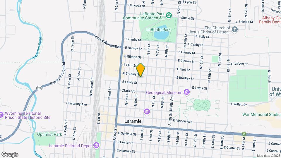 459 N 5th St Map and Location Details
