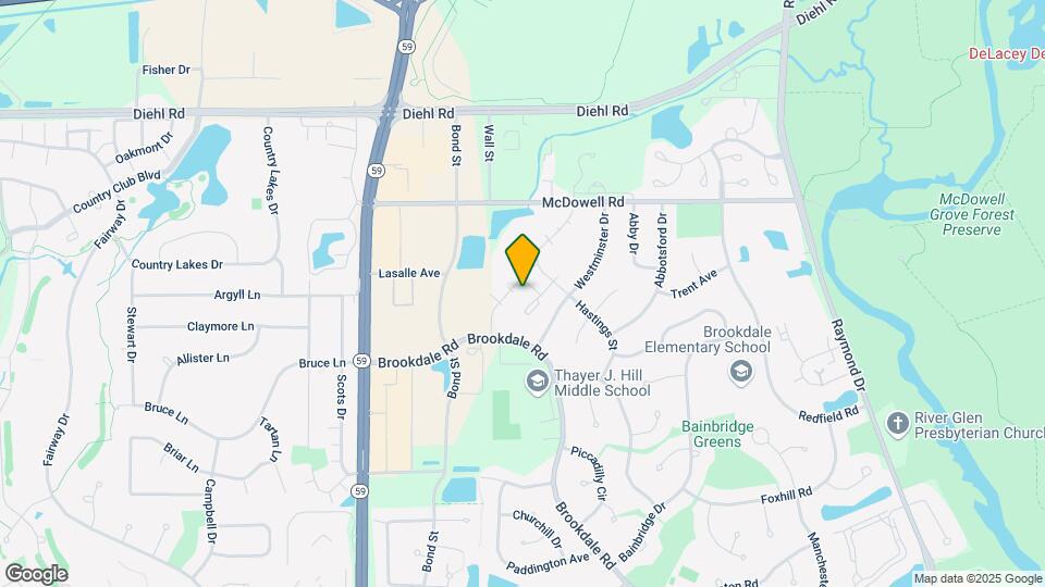 1521 Westminster Dr Map and Location Details