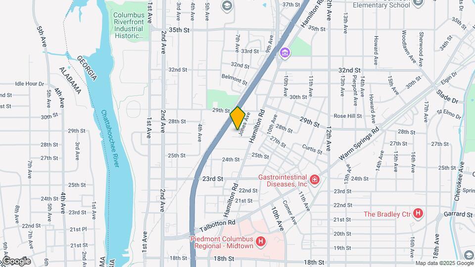 2605 Jones Ave Map and Location Details