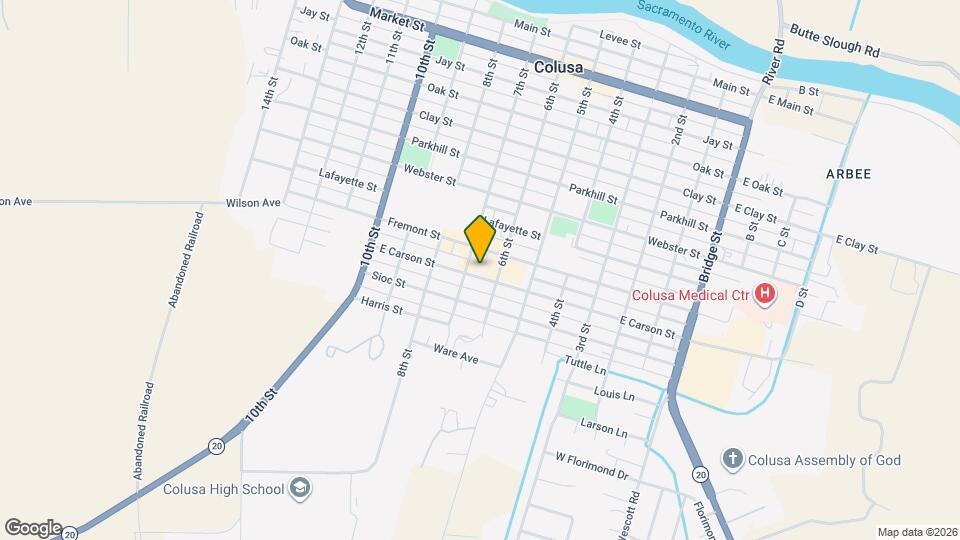 634 Carson St Map and Location Details