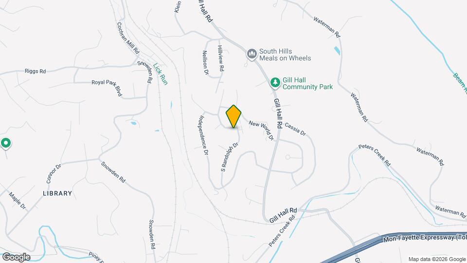 1618 Jefferson Ridge Dr Mapa y Detalles de la Ubicación