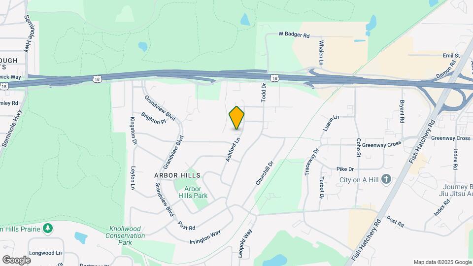 3002 Ashford Ln Map and Location Details