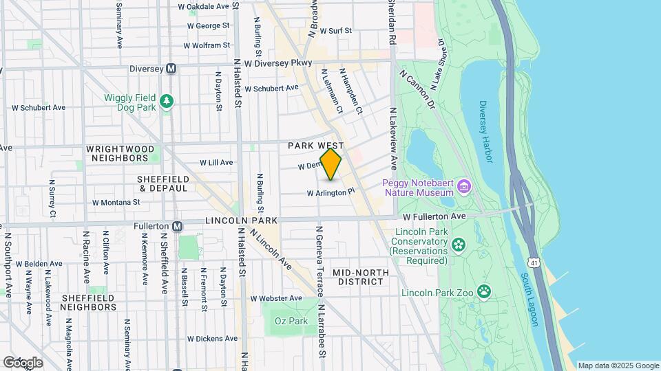 550 W Arlington Pl, Unit 205 Map and Location Details