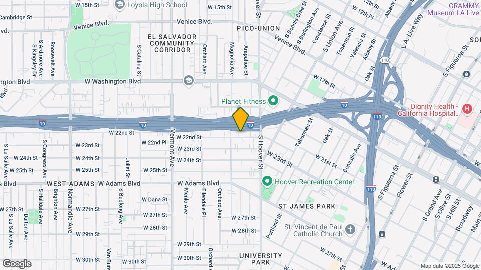 1261 W 22nd St Map and Location Details