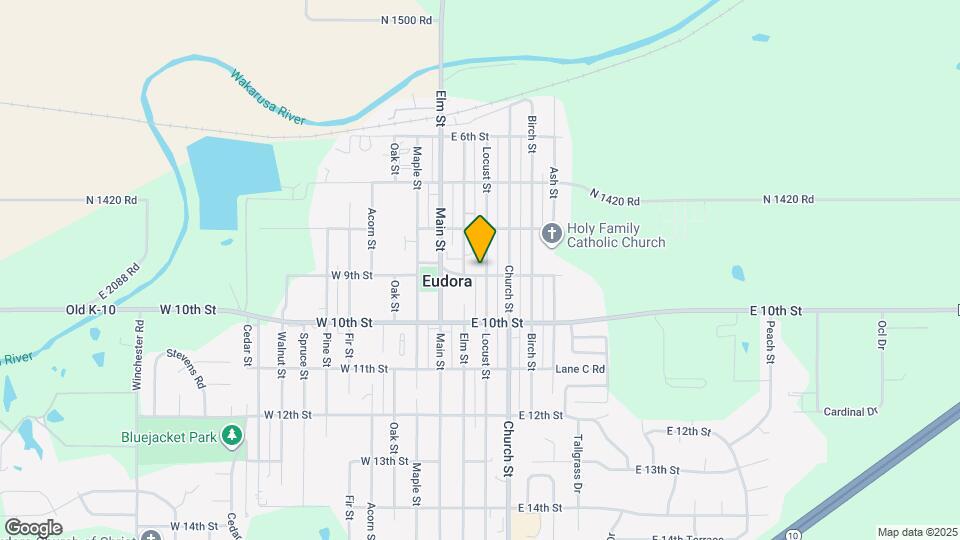 839 Locust St Map and Location Details