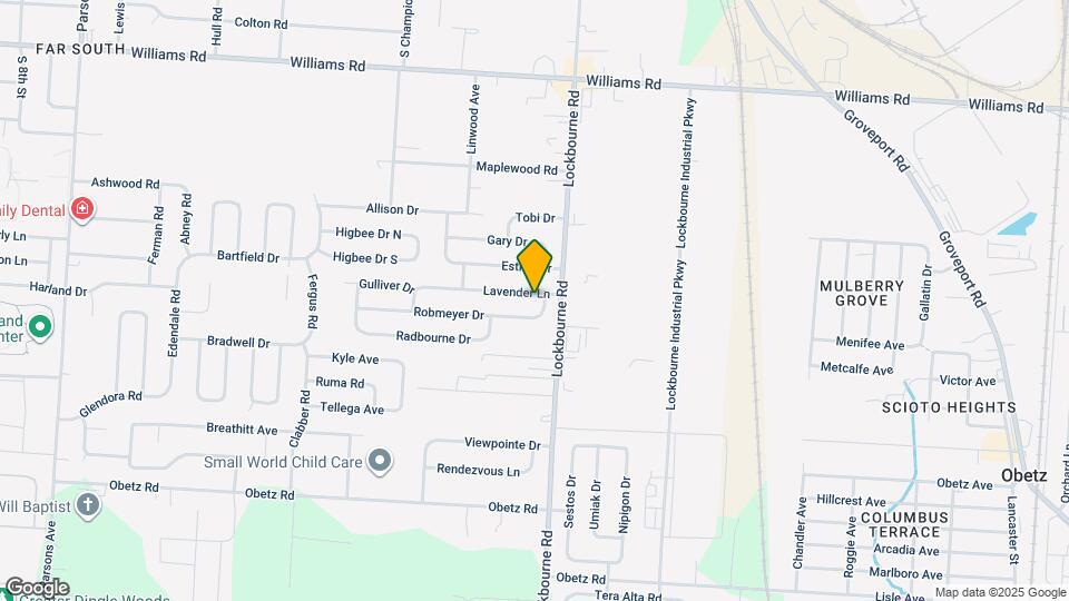 1087 Lavender Ln Map and Location Details