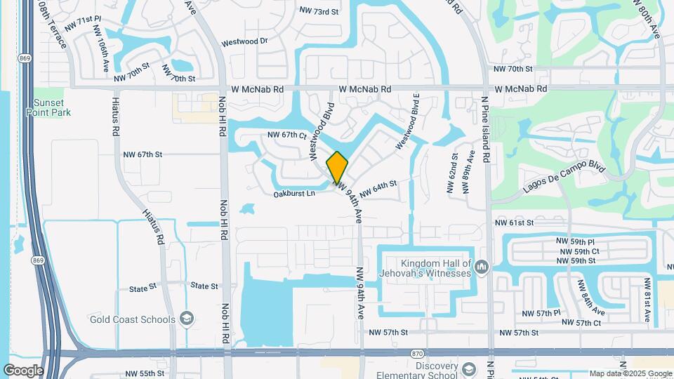9423 Oakburst Ln Map and Location Details