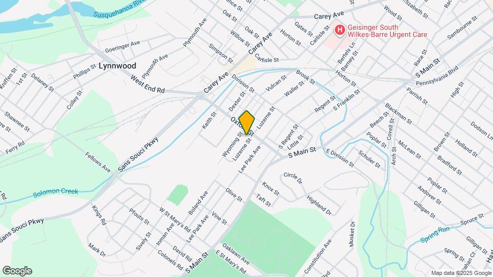 52 Luzerne St Mapa y Detalles de la Ubicación