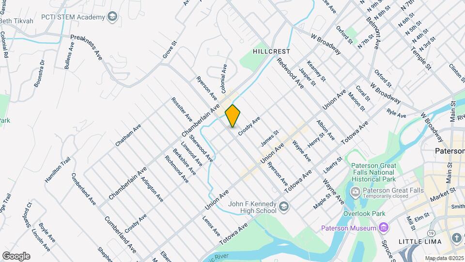 296 Preakness Ave Map and Location Details