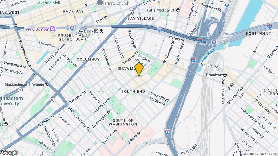 50 Waltham St, Unit 11 Map and Location Details