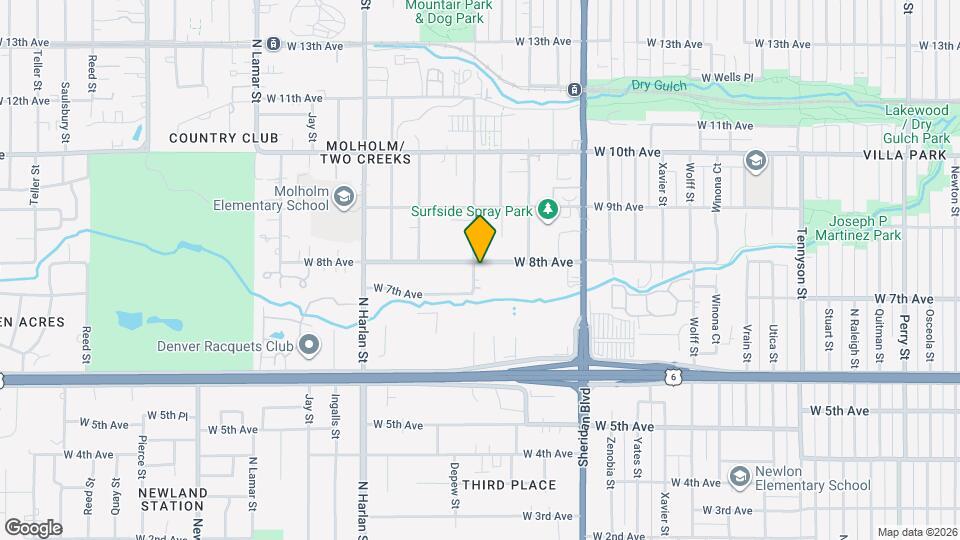 790 Depew St Map and Location Details