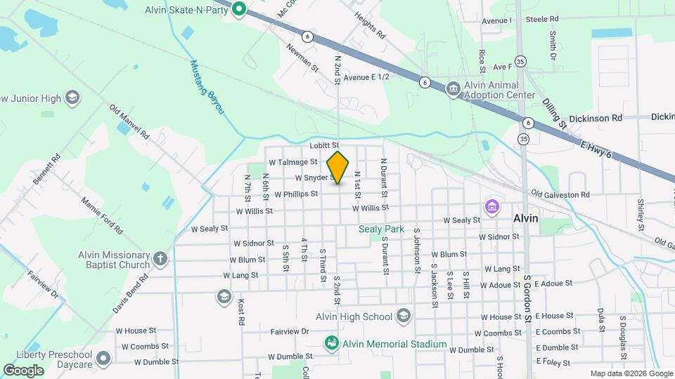 1200 W Phillips St Map and Location Details