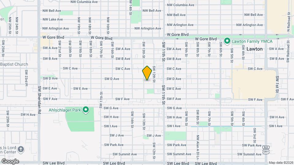 1214 SW D Ave Map and Location Details