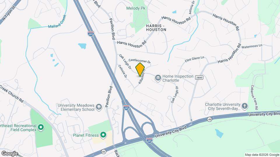 2027 Killarney Pl Map and Location Details