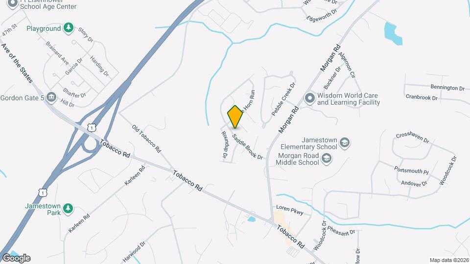 3318 Saddle Brook Dr Map and Location Details