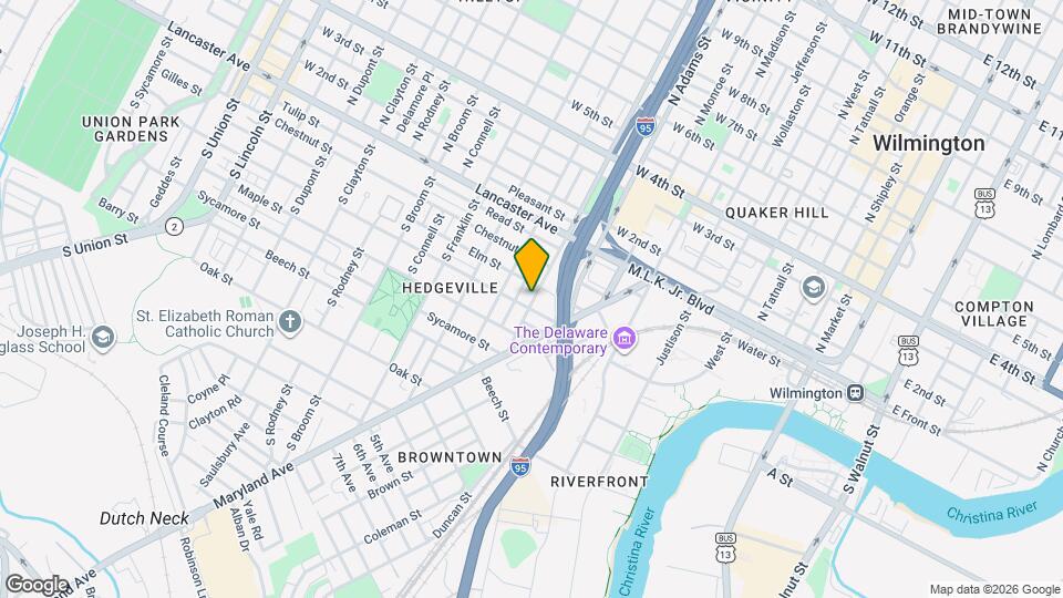 319 S Jackson St Map and Location Details