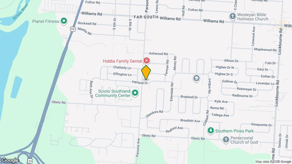504 Harland Dr Map and Location Details
