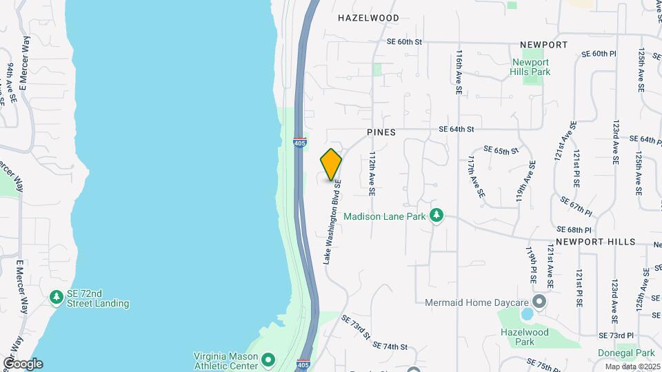 6621 Lake Washington Blvd SE Map and Location Details