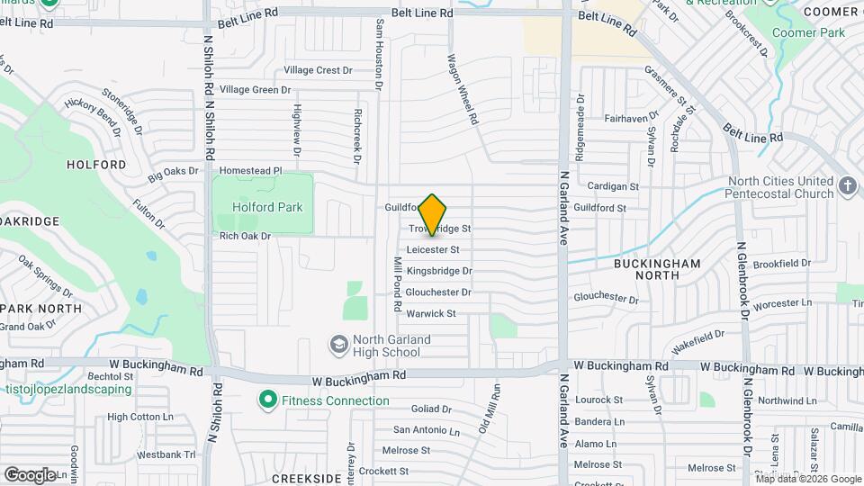 1733 Leicester St Map and Location Details