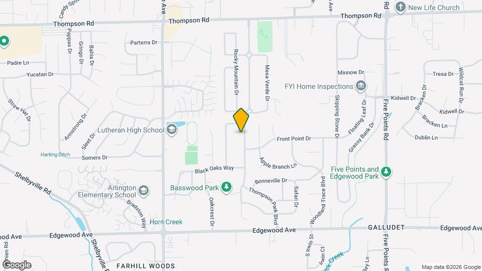 5530 Thompson Park Blvd Map and Location Details