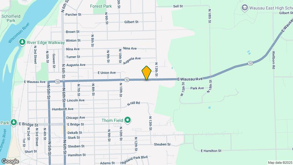 1151-1151 E Wausau Ave Mapa y Detalles de la Ubicación