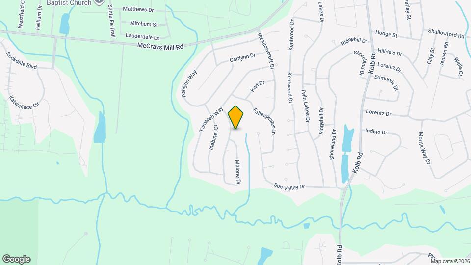 1165 Malone Dr Map and Location Details