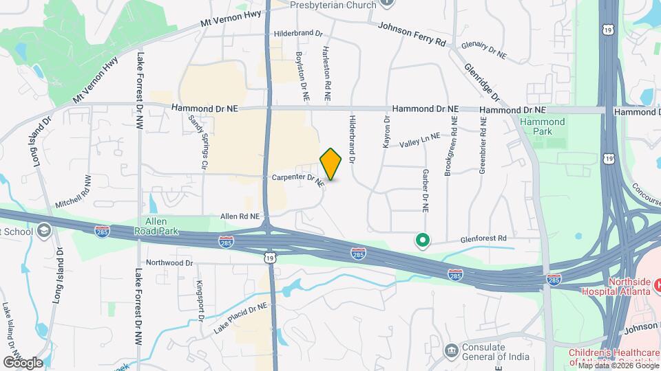 331 Carpenter Dr NE Map and Location Details