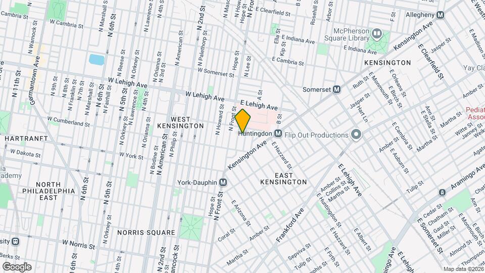 2542 N Water St Map and Location Details