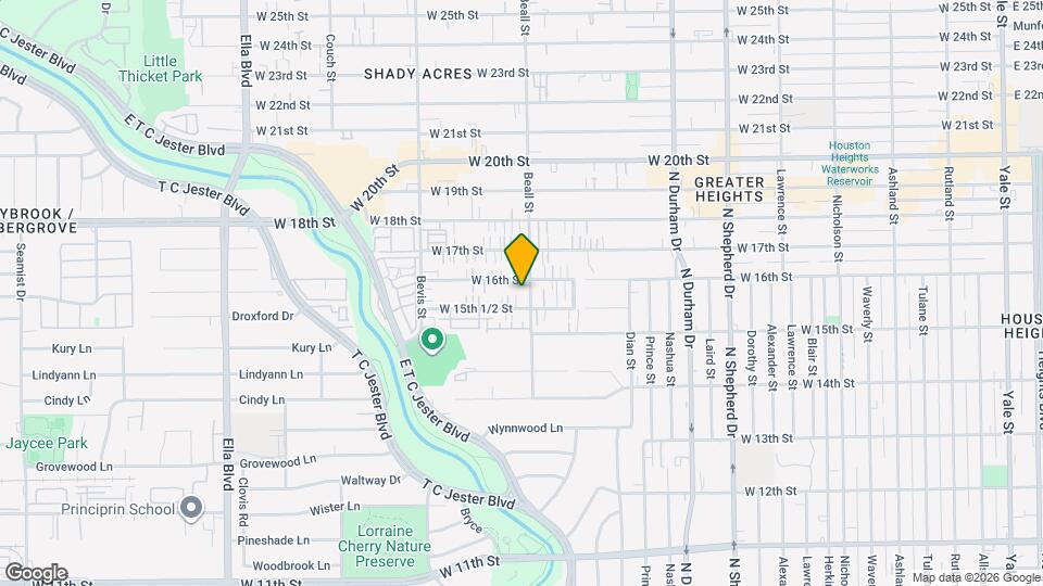 1531 Beall St Map and Location Details