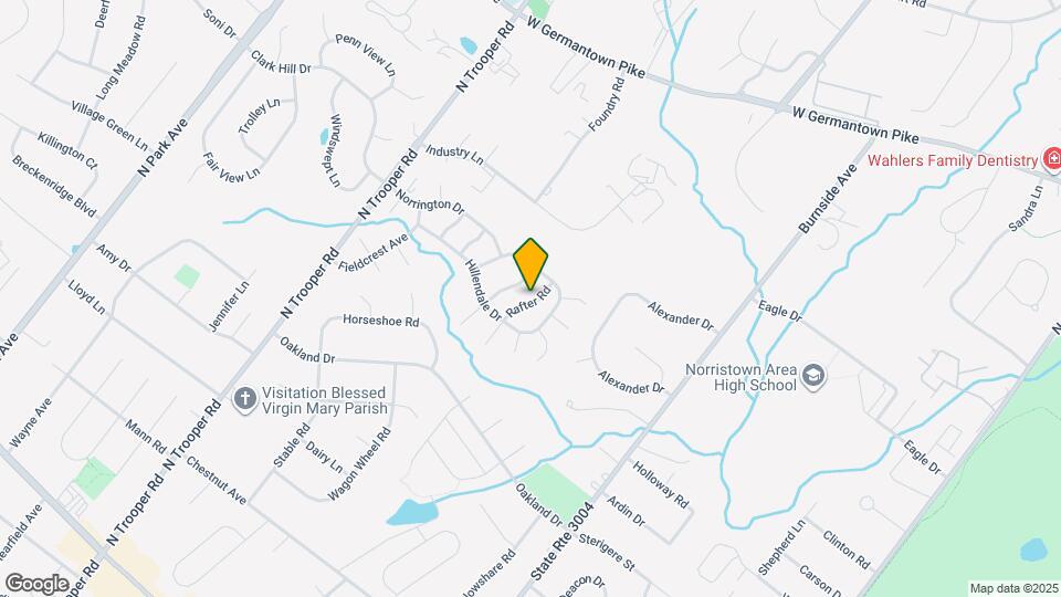 1031 Rafter Rd Map and Location Details