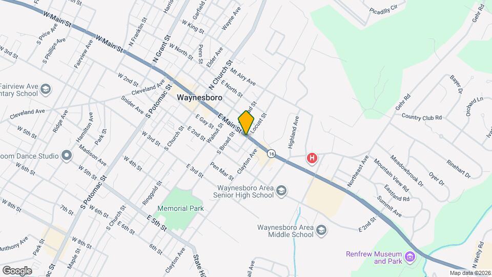 230 E Main St Map and Location Details