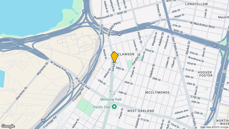2910 Mandela Pkwy Map and Location Details