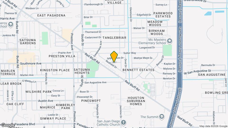 3304 Bluefield Dr Map and Location Details