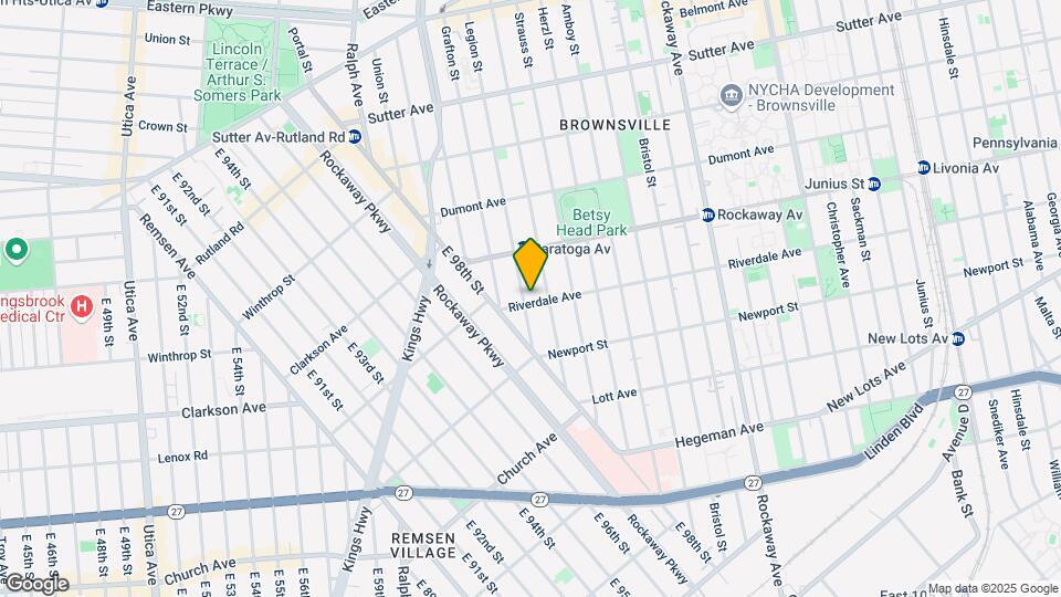 351 Riverdale Avenue Mapa y Detalles de la Ubicación