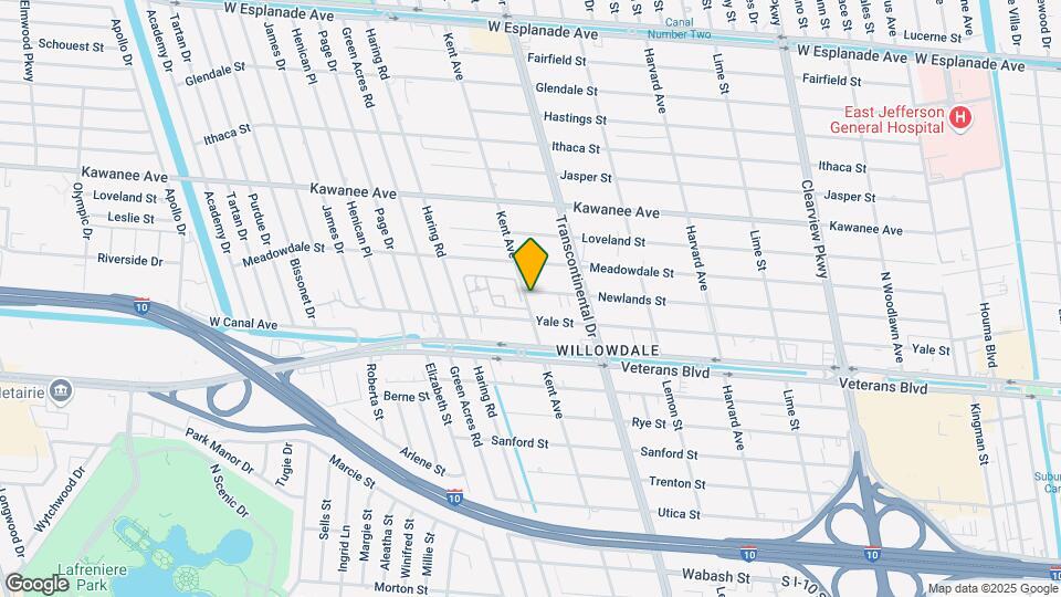 3425 Meadowdale St Map and Location Details