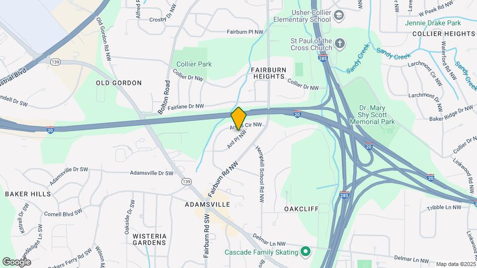 338 Ard Pl NW Map and Location Details