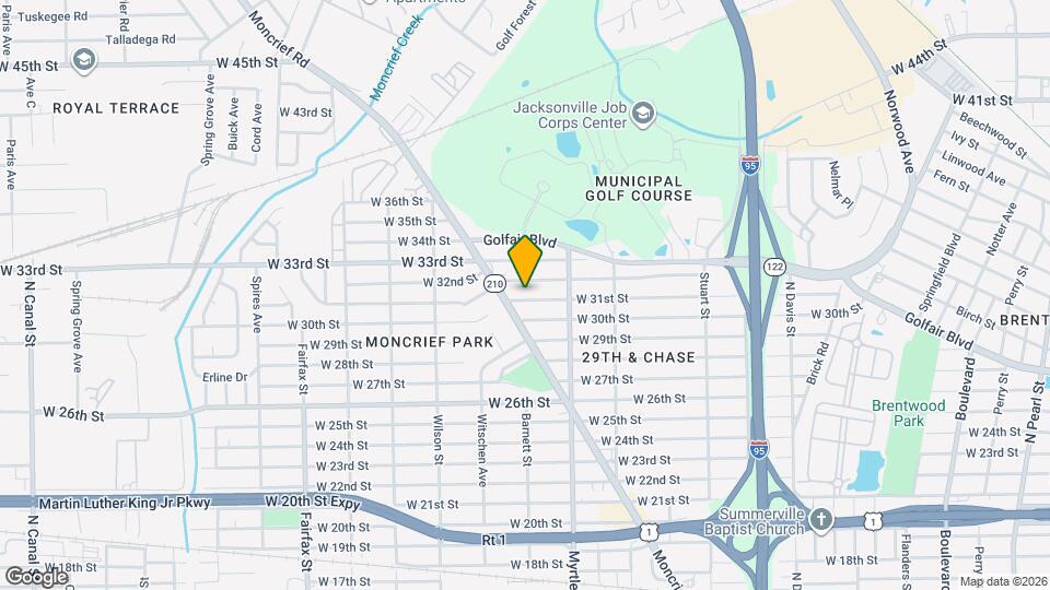 1407 W 31st St Map and Location Details