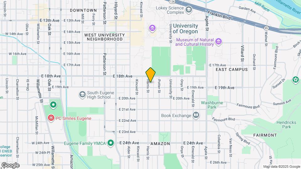 1877 Harris St Map and Location Details