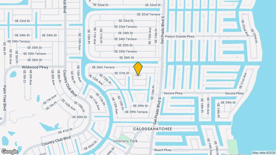 1309 SE 37th Terrace Map and Location Details