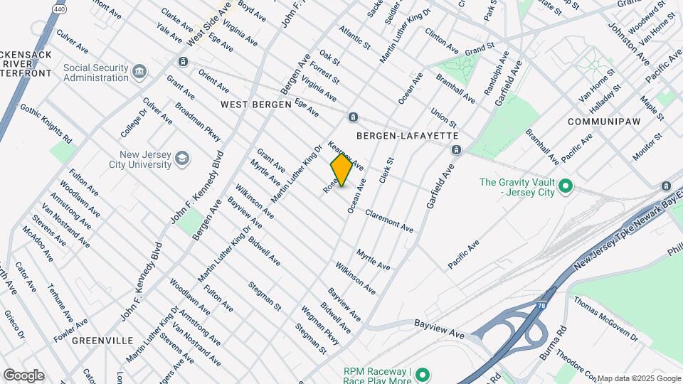 104 Claremont Ave Map and Location Details