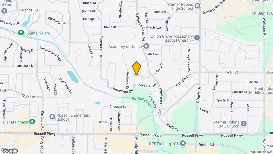127 Kirkwood Cir Map and Location Details